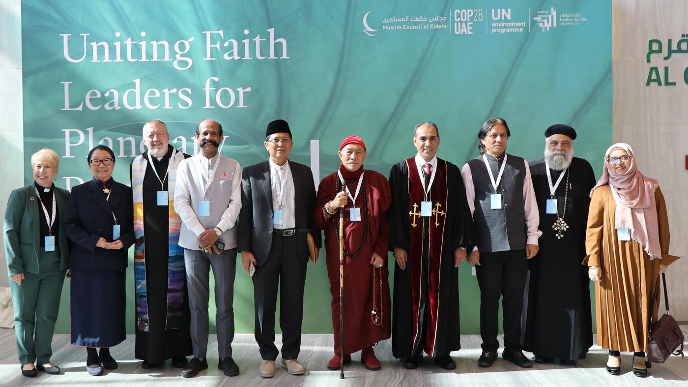 Master Hsin Tao participates in the Religious Leaders Summit, advocating for spiritual awakening to safeguard the environment