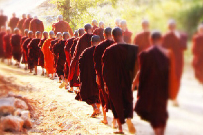 Sangha Offerings in Myanmar